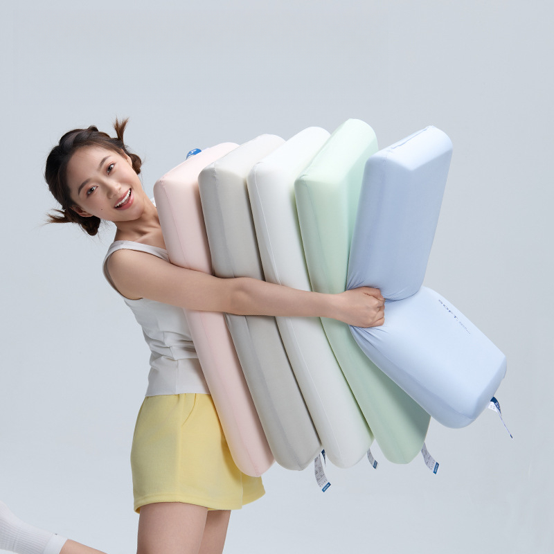 Memory Foam Orthopedic Pillow Neck Pain - 低反発枕 スローリカバリー整形外科用ネックピロー 痛み緩和用、人間工学に基づいた頸椎サポート枕 横向き寝、仰向け寝、うつ伏せ寝用