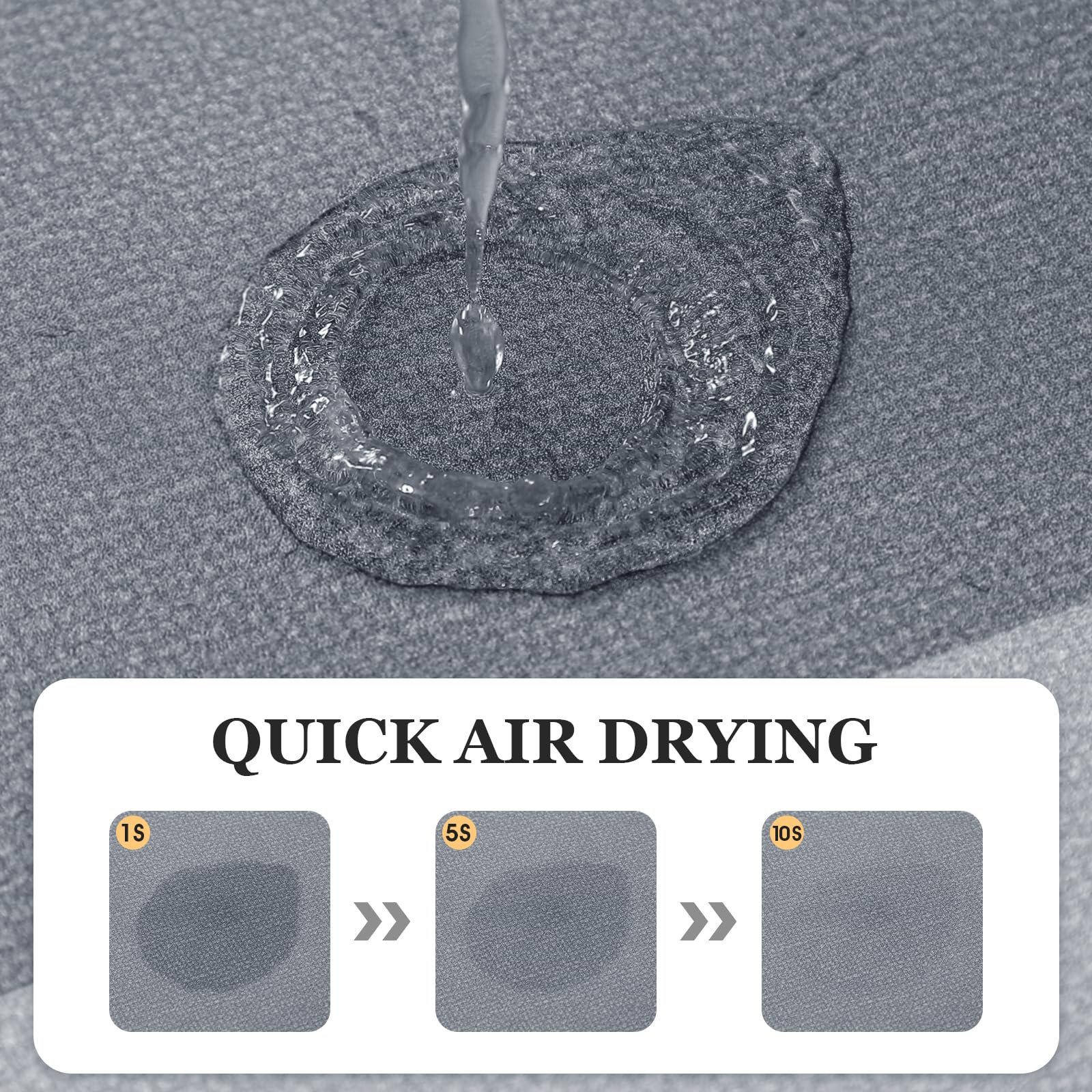 VIKAMAバスルームランナーラグ、滑り止めゴム裏地付き、速 - Quick Dry Diatomite Bath Mat のレビューと価格