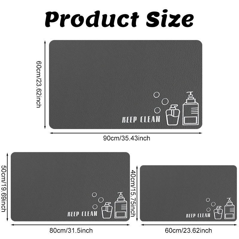 珪藻土バスマット浴室吸収性滑り止めフロアマットフットカーペッ - Quick Dry Diatomite Bath Mat のレビューと価格
