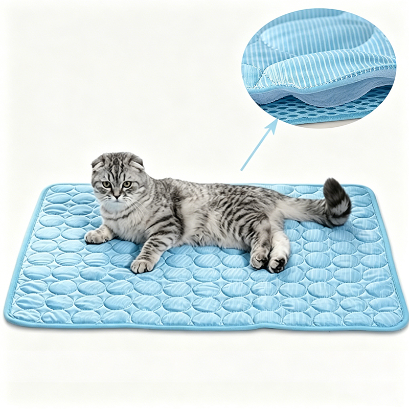 犬猫用ペット冷却マット 夏用冷却パッド 睡眠用ベッドマット  - Cooling Blanket Hot Sleepers のレビューと価格