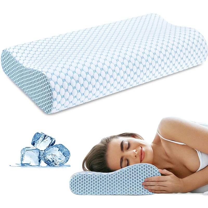 低反発枕 60*40*12CM 整形外科用メモリーフォーム  - Anti Snore Contour Pillow のレビューと価格