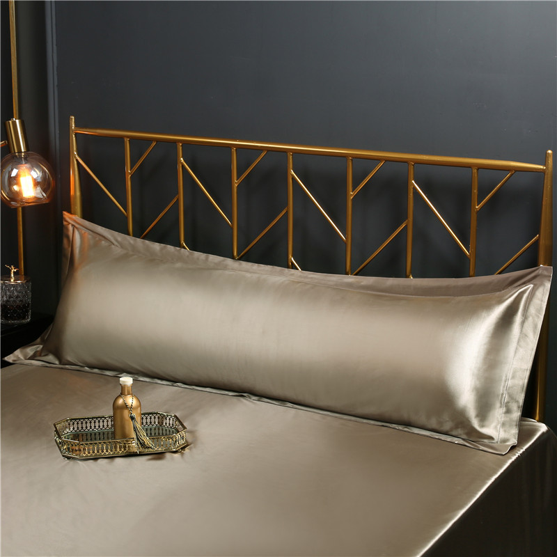 48x150cm フェイクシルクサテン枕カバー 長方形 ダブ - Satin Silk Pillowcase Hair Skin のレビューと価格