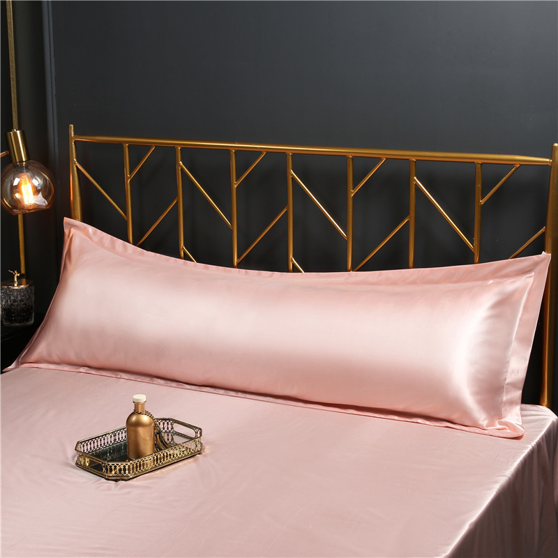 48x150cm フェイクシルクサテン枕カバー 長方形 ダブ - Satin Silk Pillowcase Hair Skin のレビューと価格