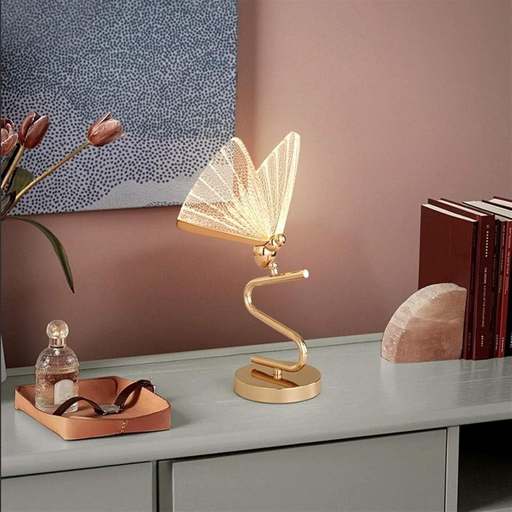 【新商品】蝶の装飾が施された6W LEDデスクランプ。リビン - Lighting のレビューと価格