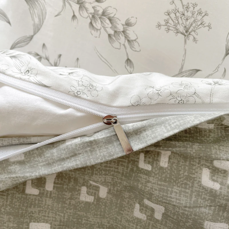 綿100% 掛け布団カバーセット3点 (掛け布団カバー1枚+ - Aesthetic Floral Duvet Cover のレビューと価格
