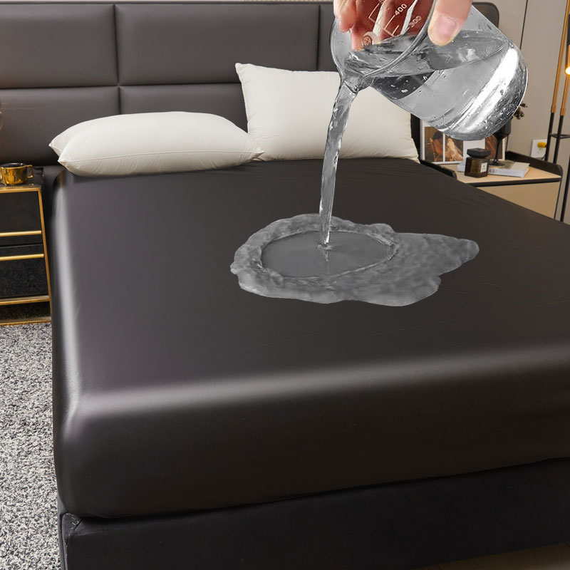 プレミアム 100% 防水マットレスプロテクター、通気性マッ - Fitted Bed Sheets Deep Pocket のレビューと価格