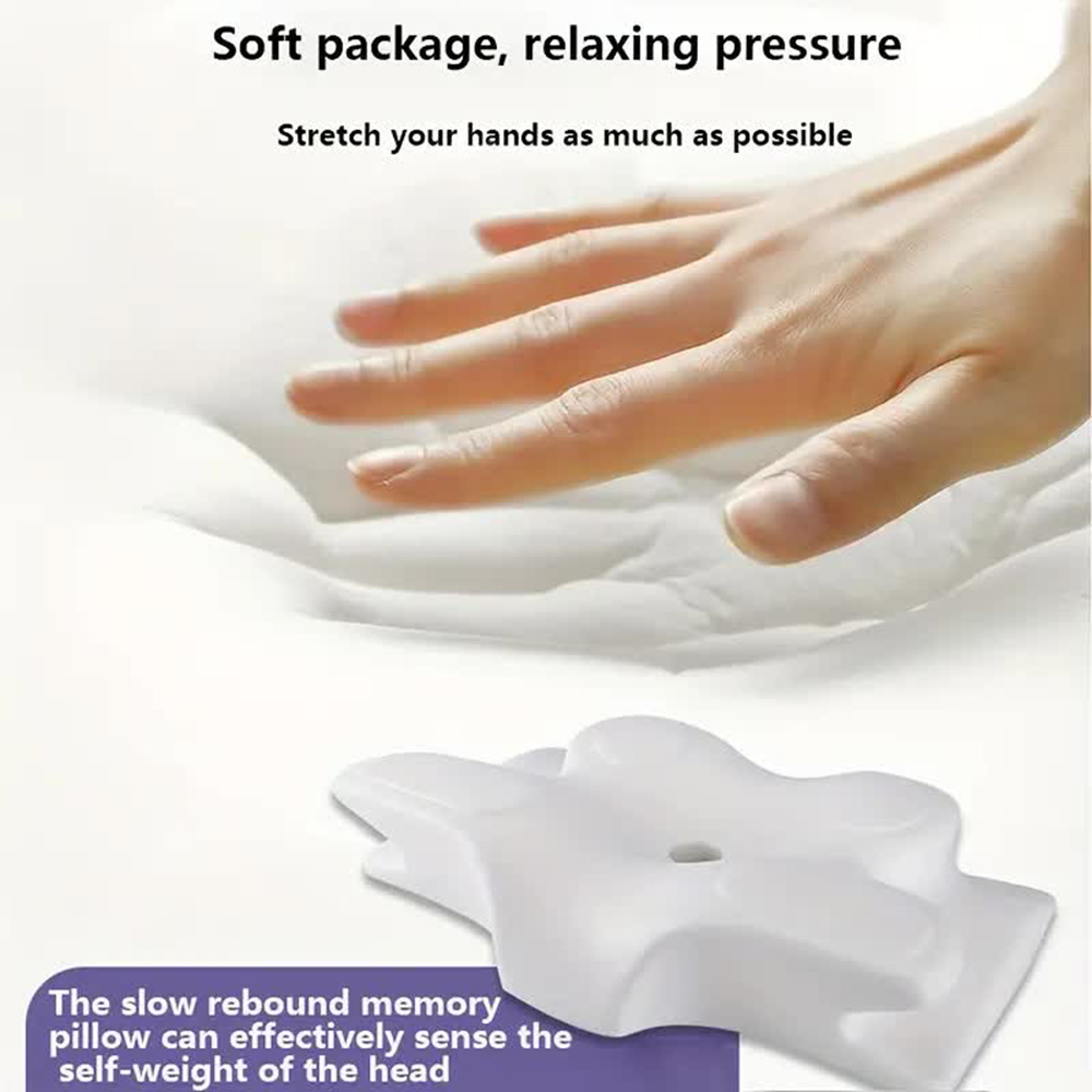 低反発枕蝶形リラックス頚椎低反発ネックピロー鎮痛睡眠整形外科 - Memory Foam Orthopedic Pillow Neck Pain のレビューと価格